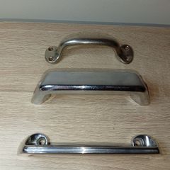 Small Collection Of Vintage Internal Car Door Handles Used Condition
