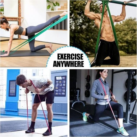 5 Pcs Pull Up Resistance Bands Set for Exercise, Pilates, Yoga