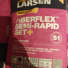 Larsen Professional FiberFlex Semi-Rapid Set+ tile adhesive GREY