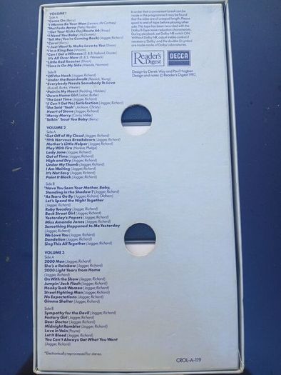 The Rolling Stones cassette set