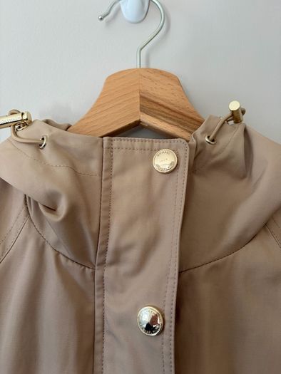 Michael Kors Beige Hooded Jacket