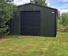 20x30ft metal shed 15ft high