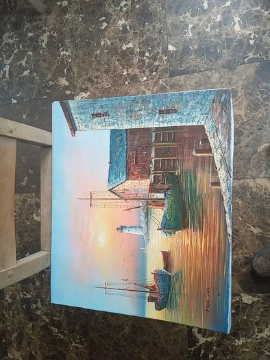 Max Savy oil on canvas