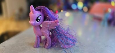 Princess Twilight Sparkle Glitter and Tinsel Brushable 3inch Festival Friendship 2017 MLP G4 My Little Pony