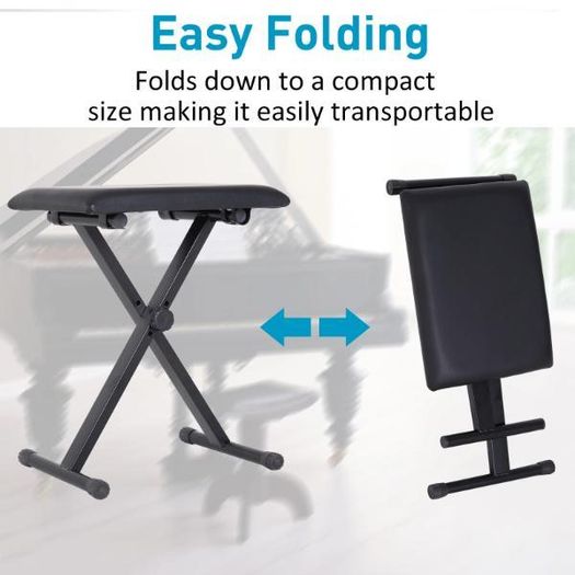Foldable Adjustable Keyboard Stool