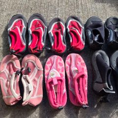 Collection of kids beach / surf booties