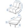Chair bed / single sofa bed Image 3