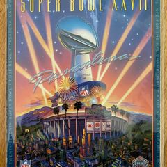 Very Rare 1993 NFL Super Bowl XXVII - Buffalo Bills v Dallas Cowboys Official Programme