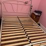Metal frame king sized bed Image 6