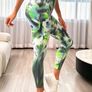 Tie Dye Wideband Waist Sports Leggings size S Image 3
