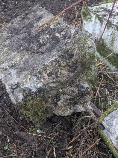 Old broken pillar