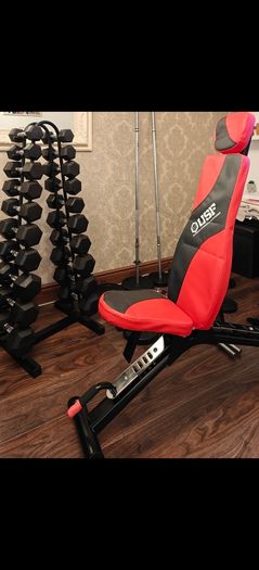 weight bench & plates