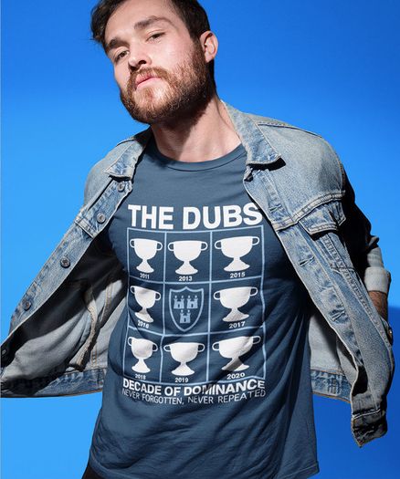 The Dubs Decade Of Dominance (Navy T-Shirt)
