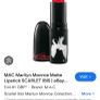 New in packaging limited edition Marilyn monroe MAC scarlet ibis lipstick Image 7