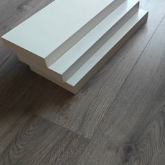 IKEA floating white shelves .3 items.