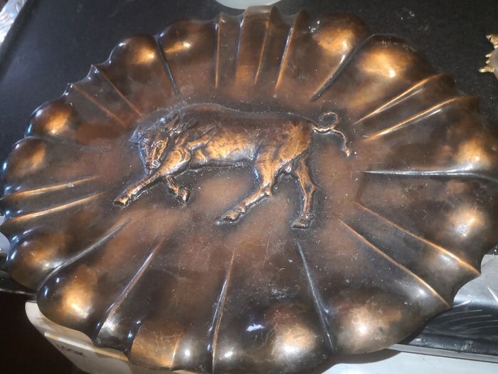 Large copper wall decoration