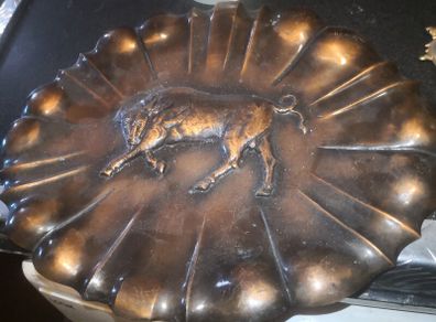 Large copper wall decoration