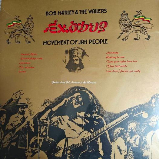Bob Marley & The Wailers, Exodus LP, embossed, original press, w/inner sleeve.