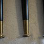 Furniture Legs Set of 3 Mid-Century Black Lacquer Image 7