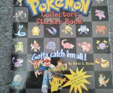 Vintage 1999 Official Pokemon Collector's Sticker Book