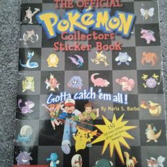Vintage 1999 Official Pokemon Collector's Sticker Book