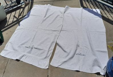 Two large cotton towels