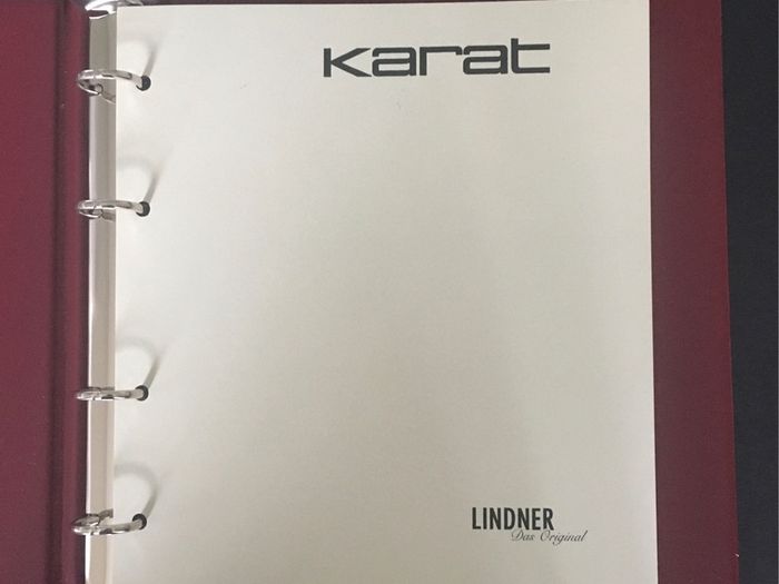 Lindner Wine Karat Coin Album Classic New In Box. Lindner 106Y-W