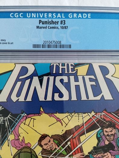 The Punisher Issue 3 CBCS / CGC 9.8  Certified Graded Comic Framed  DC Marvel