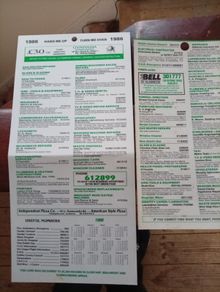 Pair of Vintage 1986 Dublin Green Page Directories
