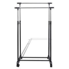 Double Rail Clothes rail with double adjustable rails