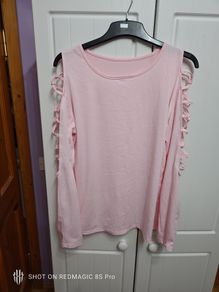 New Pink Short Sleeved Shirt/Blouse