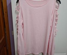 New Pink Short Sleeved Shirt/Blouse