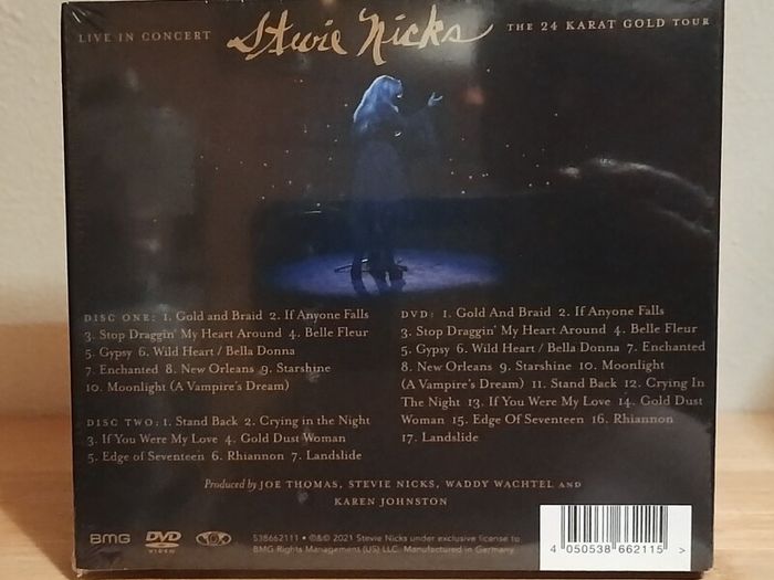Stevie Nicks The 24 Karat Gold Tour 2 CD and DVD