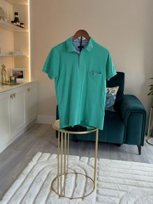 Boys Green Tommy Hilfiger Polo Shirt
