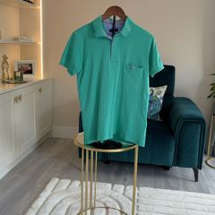 Boys Green Tommy Hilfiger Polo Shirt