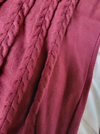 Jumper dress dark red M