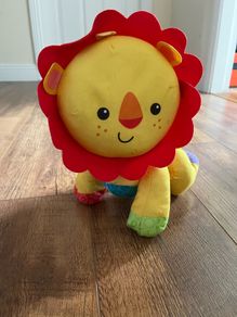 Fisher Price crawling along lion