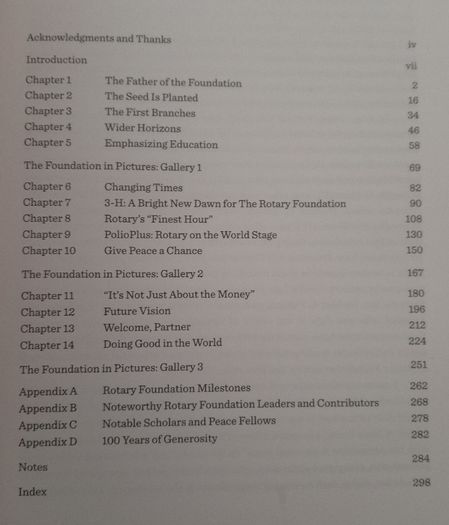The Rotary Foundation Centenary Book