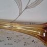 Vintage amber elephant foot vase Image 6