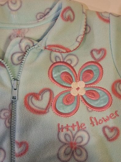 SALE!  Blue Floral Sleep Suit for 2-3 year olds