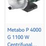Metabo P 4000 G Garden pump 4000 l/h 46 m Image 7