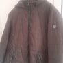 ladies winter paco chocolate brown hooded coat Image 2