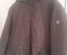 ladies winter paco chocolate brown hooded coat
