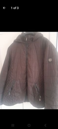 ladies winter paco chocolate brown hooded coat