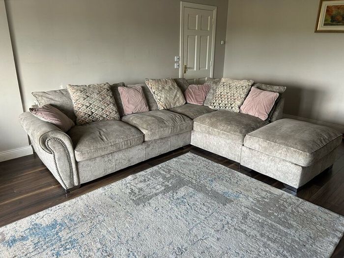 Large L shaped sofa