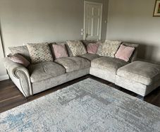 Large L shaped sofa