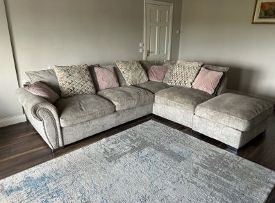 Large L shaped sofa