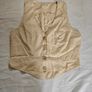 Reformation Designer Beige Twill Vest Top RRP 158E Image 4