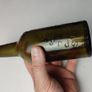 252 - Vintage Green Glass PJ Scanlan and Co Free State Smith Street Cork Collectible Decorative Beer Bottle Image 2