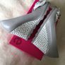 WEDGES - Le Babe Wedge Peep Toe Bow Shoes. Size 5 Image 3